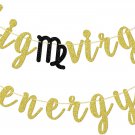 Big Virgo Energy Banner, Pre-Strung Zodiac Birthday Banner, August Birthday Bann