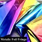 2 Packs Rainbow Foil Party Tablecloth Table Cover Party Decorations Rectangle Gr