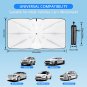 Car Windshield Sun Shade Umbrella for Most Vehicles, 2023 Upgraded Sunshade Car