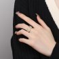 925 Sterling Silver Crown Ring for Women Men Simple Fashion Adjustable Open Ring