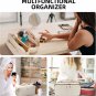 Makeup Organizer Bag-Travel Makeup Organizer,Leather Waterproof Make up Bags for