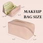 WEETEE Large Capacity Travel Cosmetic Bag for Women, Makeup Bag Organizer Opens