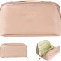 WEETEE Large Capacity Travel Cosmetic Bag for Women, Makeup Bag Organizer Opens