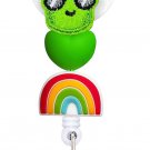 Silicone Beaded Badge Reel Broccoli Dietitian Nutritionist Badge Reels Retractab