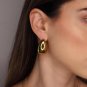 Chunky Gold/Silver Hoop Earrings for Women, Tear Drop Earrings Jewelry, LIGHTWEI