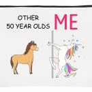 50Th Birthday Gifts for Women - Cosmetic Bags and Makeup Toiletry Bag, Cool Gift