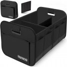 Trunk Organizer for Car, Car Storage, Reinforced Handles, Collapsible Multi-Comp