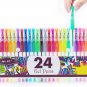 Aen Art Glitter Gel Pens Colored Fine Tip Markers with 40% More Ink for Adult Co