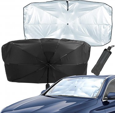 Car Windshield Sunshade Umbrella Upgraded Foldable Brella Sun Shade Block UV and