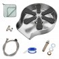 HOMTECH Automatic Glass Rinser-Cup Washer for Sink-Stainless Steel Sink Cup Wash