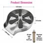 HOMTECH Automatic Glass Rinser-Cup Washer for Sink-Stainless Steel Sink Cup Wash