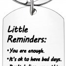 Little Reminders Keychain Inspiration Keychain Motivational Mental Health Keycha