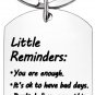 Little Reminders Keychain Inspiration Keychain Motivational Mental Health Keycha