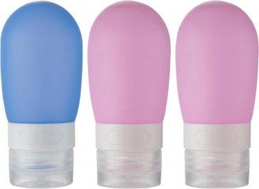 2.82Oz Silicone Travel Size Squeeze Bottles Containers for Toiletries