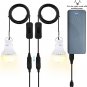 USB Light, USB LED Camping Lantern with USB Splitter Y-Cable, 8Ft Extra Length C