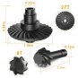 Hardened Steel RC Axle Gears, Helical Bevel Front Rear Axle Gears Upgrade Parts