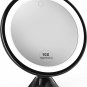 10X Magnifying Lighted Makeup Mirror with Touch Control, Powerful Locking Suctio