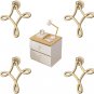 Chinese Knot Cabinet Knobs, Retro Drawer Pulls for Dresser Cupboard Closet Wardr