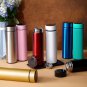 8 Pcs Smart Water Bottles with Digital Temperature Display Tea Infuser Bottle LE