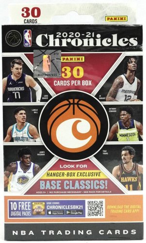 2020-21 Panini  NBA Basketball Hanger Box 30 Cards
