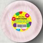 50 Pack, 9-Inch Pale Pink Plates - Pastel Paper Plates Perfect for Baby Shower,