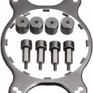 AM4 AMD Mounting Bracket Cool Water Series Kit for Hydro H45 H55 H60 H75(Silver)
