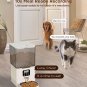 Automatic Cat Feeders, 5.6L Cat Food Dispenser up to 20, 4 Meals per Day, Pet Dr
