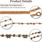 Women'S Bohemian Style Braid Belt, Woven Waist Belt for Dress - 3Pcs