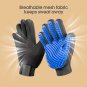Pet Hair Remover Glove - Gentle Pet Grooming Glove Brush - Deshedding Glove - Ma