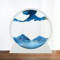 Moving Sand Art Christmas Gift - 3D Deep Sea Sandscape in round Glass Flowing Sa