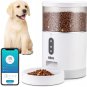 Automatic Cat Feeders, 4L Dog Food Dispenser Dry Food,Work with Alexa and Voice