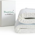 3 Inch Gel Infused Memory Foam Mattress Topper King Size, High Density Cooling V