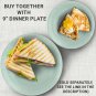 50 Pack, 7-Inch Sage Green Paper Plates - Great for Weddings, Birthdays & Family