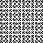 100Pcs Embroidery Patches, 3Cm 1.2In Soccer Ball Pattern Applique Hand Made Sewi