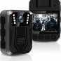 Body Camera with Audio,2.0In LCD,1080P Body Worn Cam with Loop Recording Time St