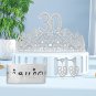 30Th Birthday Gift,30Th Birthday Tiara and Sash,30Th Birthday Crown for Women,30