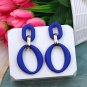 Acrylic Oval Earrings, Fashion Retro Colorful Earrings Statement Drop Earrings f