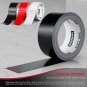 Black Duct Tape Heavy Duty Waterproof Roll, 1.88 Inch X 20 Yards X 4 Rolls, Ultr