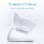 Double Elevated Cat Bowls with Raised Stand, 15 Tilted Cat Bowl Design Neck Guar
