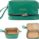 Makeup Bag,Double Layer Cosmetic Bag,Travel Makeup Bag,Leather Makeup Bag, Cosme