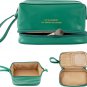Makeup Bag,Double Layer Cosmetic Bag,Travel Makeup Bag,Leather Makeup Bag, Cosme