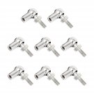 8Pcs Angle Ball Joint - [M6X1.0 Right Female Thread, M6X1.0 Right Male Thread] G