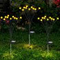 Ladiwanka Firefly Lights Solar Outdoor, 6 Packs Solar Powered Firefly Lights,10