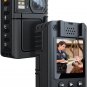 1080P Police Body Camera: Portable Night Vision Video Cam with 64G SD Card, Wate