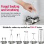 Metal Kitchen Sink Glass Rinser, Faucet Glass Rinser for Kitchen Sinks Stainless