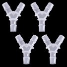 ANPTGHT 5/8" Hose Barb Fitting Equal Barbed Y Shaped 3 Way Plastic Tubing Joint