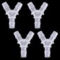 ANPTGHT 5/8" Hose Barb Fitting Equal Barbed Y Shaped 3 Way Plastic Tubing Joint