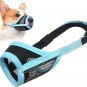 Mesh Dog Muzzle to Prevent Biting and Chewing, Breathable Adjustable Muzzles for