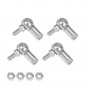 4Pcs CS10 Angle Ball Joint - [M6X1.0 Right Female Thread, M6X1.0 Right Male Thre