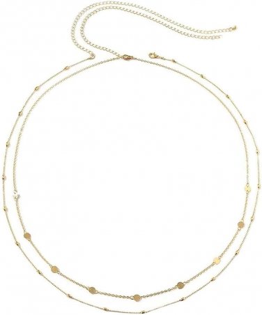 Bead Waist Chain Sequin Belly Chains Layered Beach Waist Jewelry Accessories for